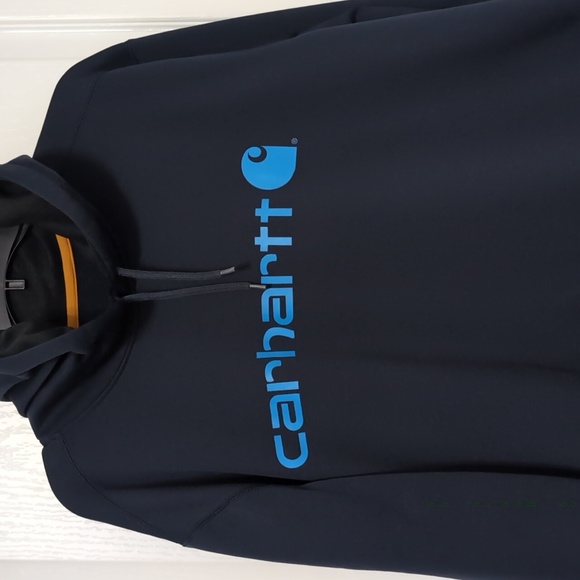 Carhartt Relaxed Fit Navy Blue Pullover Hoodie. Size XL Tall. - Picture 2 of 13